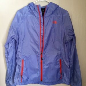 {North Face} FIRM💲Windbreaker in Blue & Orange